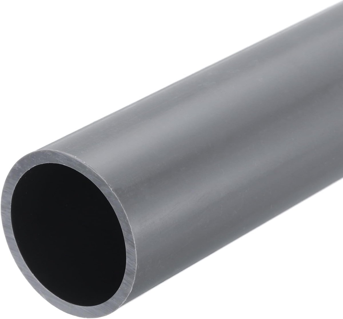 Pvc-buis, diameter 34 mm, lengte 0,2 m, ronde kunststof buis voor