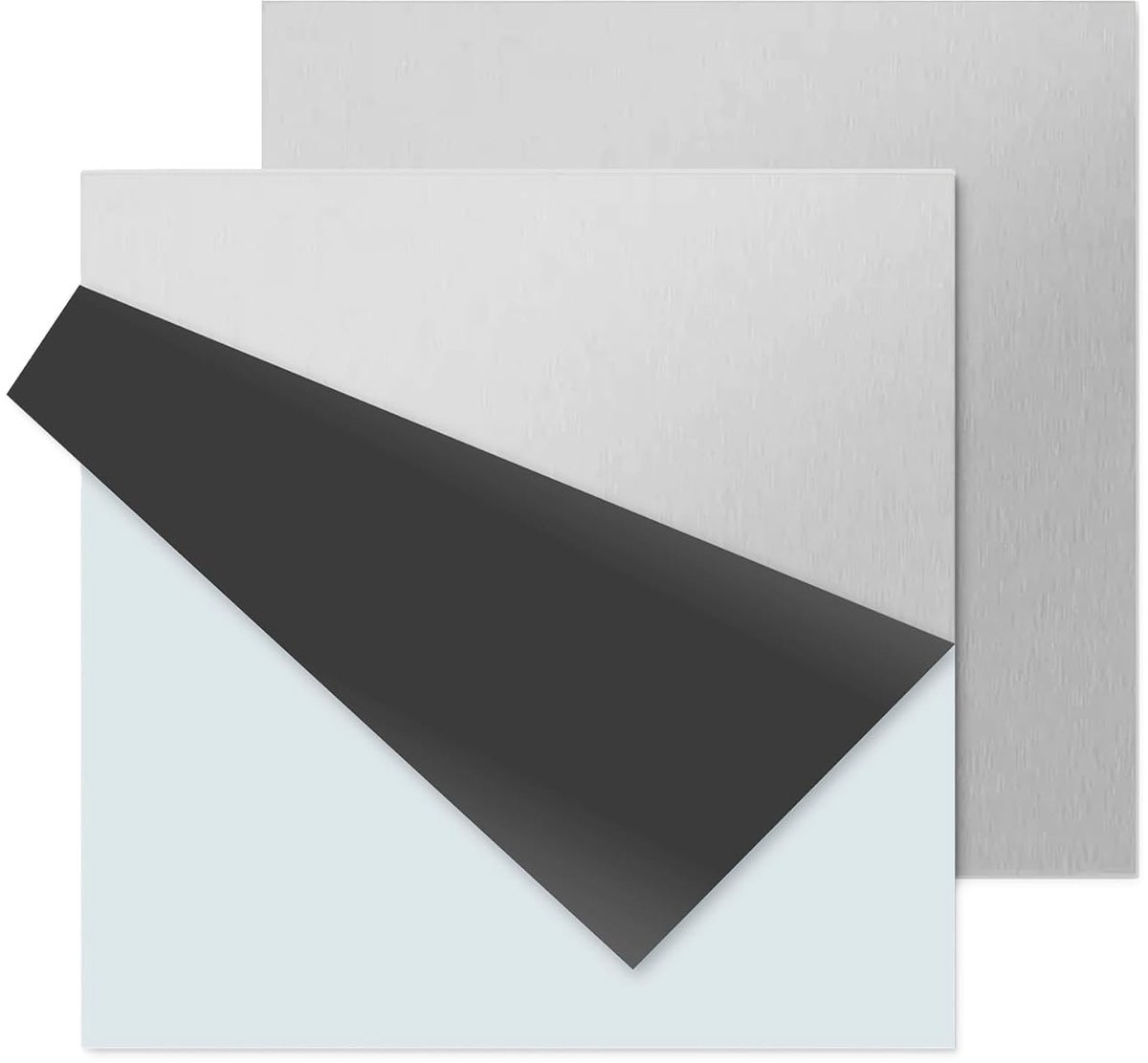 2 stuks Aluminium plaat 20cm x 20cm x 4mm, dikte 4mm, 6061 T6 vierkant Aluminiumplaat voor DIY Ambachten