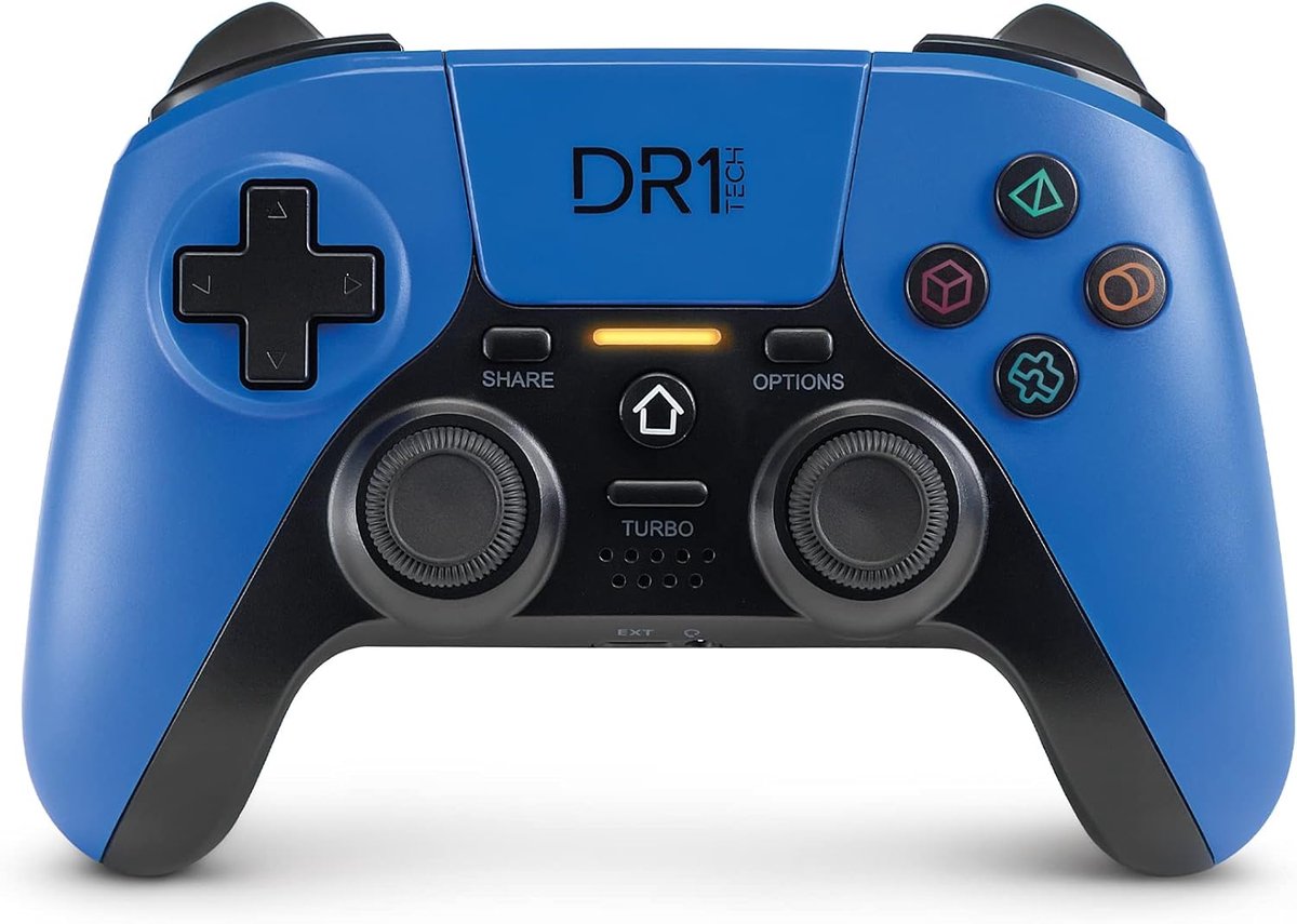 SnelShoppen - DR1TECH ShockPad II Controller voor PS4 / PS3 Draadloos - Gaming Joystick Next-Gen Compatibel met PC en iOS - Touch Pad en Dual Vibratio