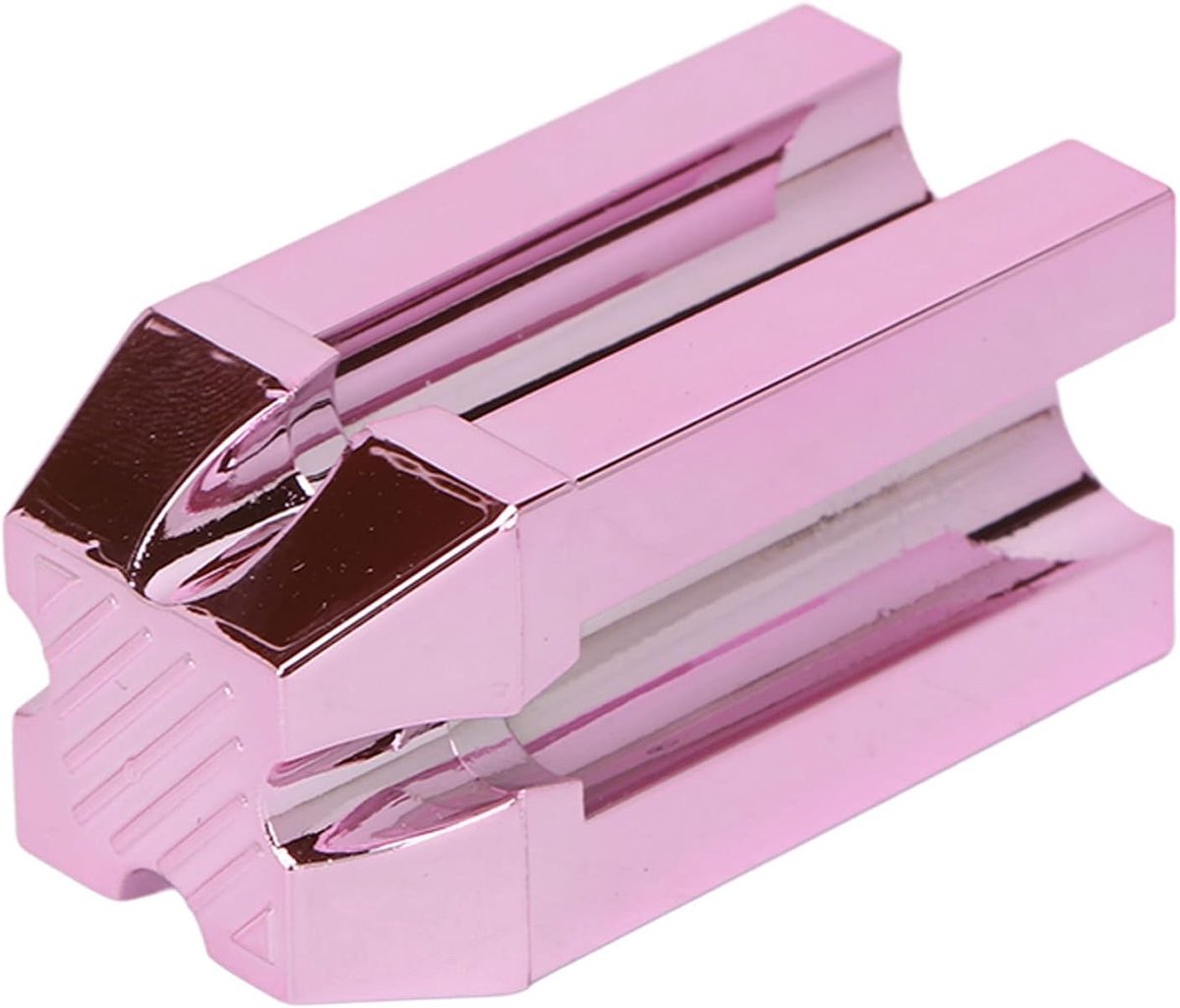 Wenkbrauwstift Puntenslijper Basis, 4-in-1 Lichtgewicht Puntenslijper voor Eyeliner, Lip Liner en Wenkbrauwstiften, Roze