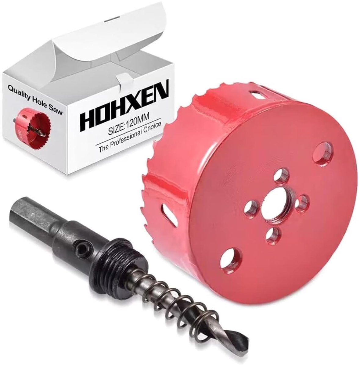 Bimetalen gatenzaag 75mm-120mm - HSS M42 staal - robuust en scherp - ideaal voor hout en metaal - ShopVlot