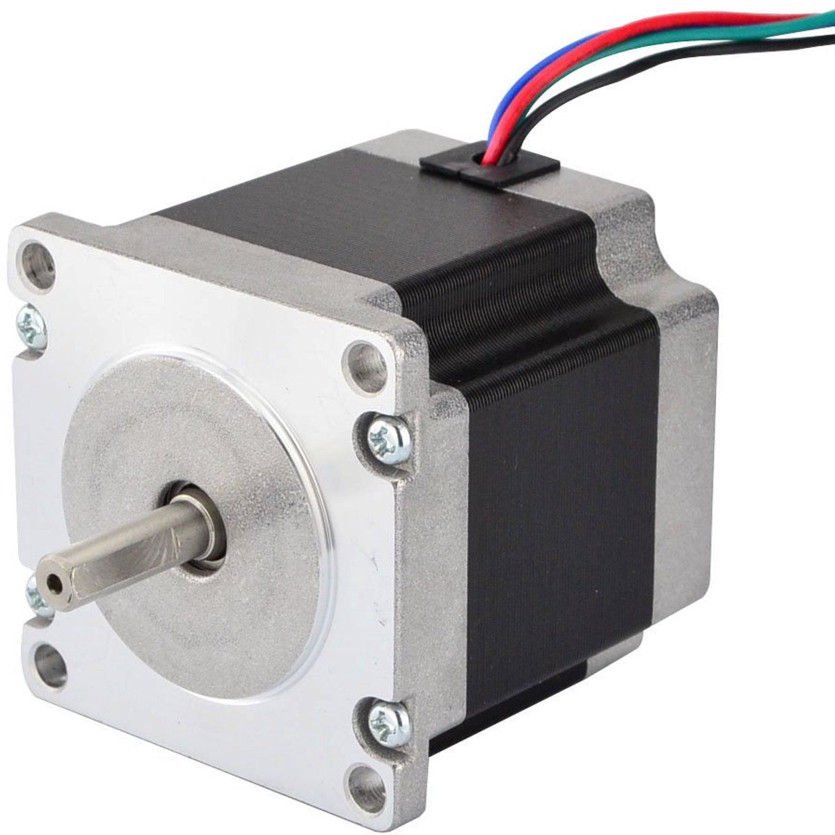 Nema 23 Stappenmotor 1,24 Nm 2,8 A 4 draden 6,35 mm as DIY CNC robot 3D-printer