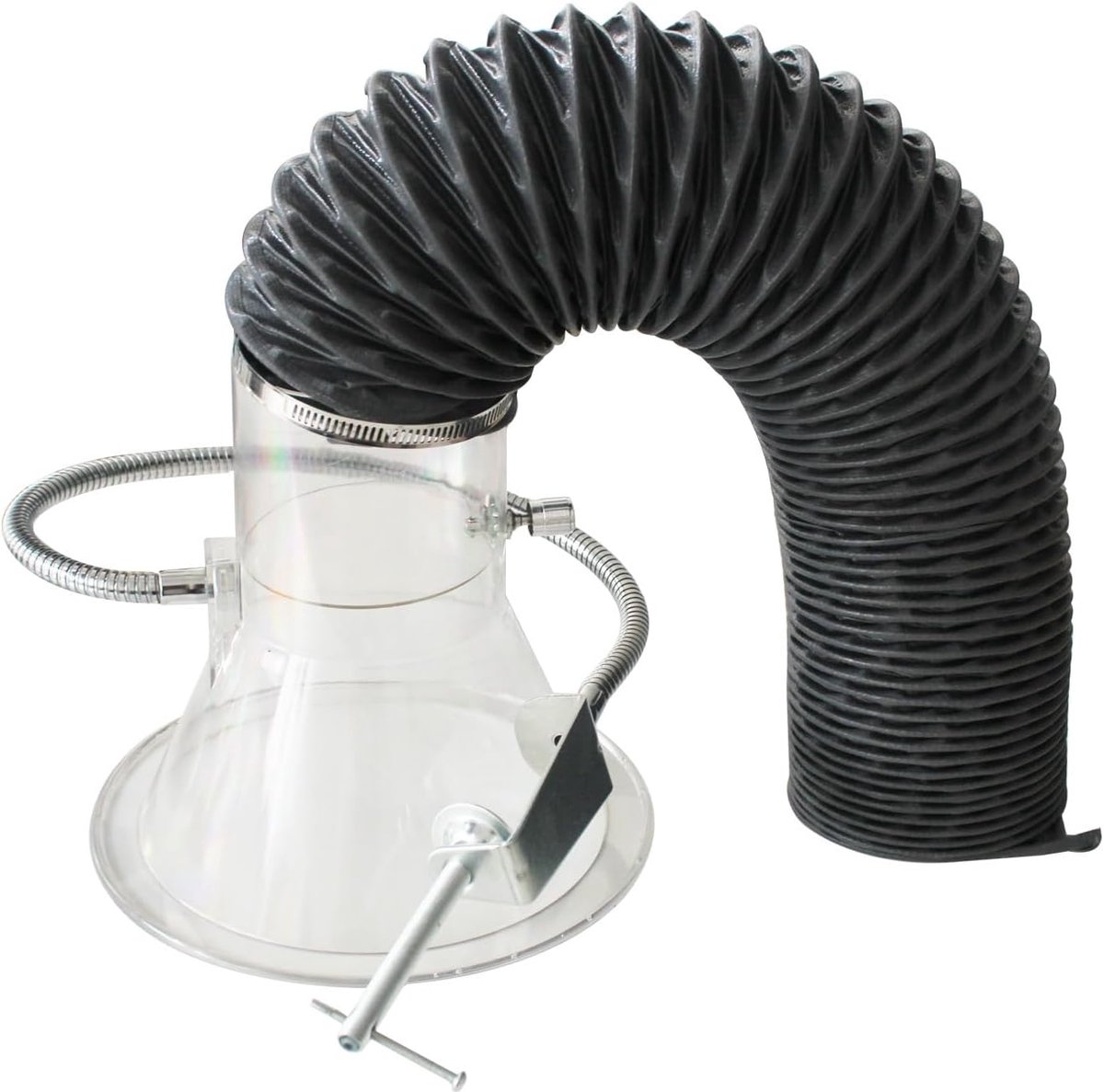 lasrookafzuiging industriele afzuiging soldeerdamp afzuiger voor lassen mobiele afzuiger lasdampafzuiging werkplaats soldeerrook ventilator lasrookafzuiging (75-150mm met nylon buis 2m)