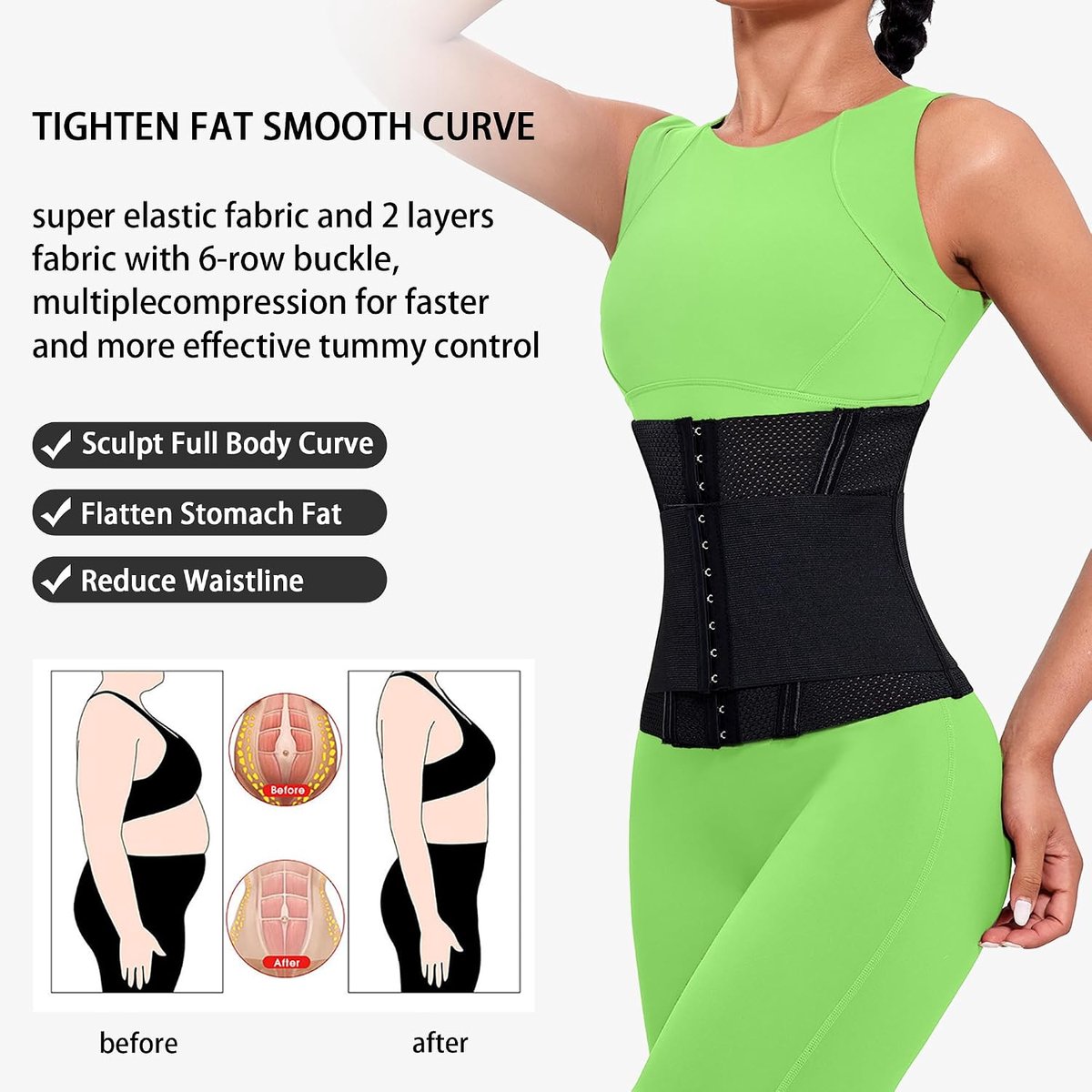 Taille Cinchers Womens Taille Corset Ademend Shapewear Gordel Buik Band Body Shaper Sport Riem