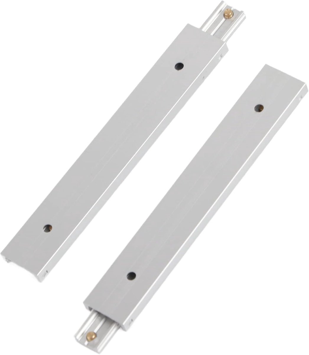 2 stuks geleiders 16 mm brede mini-aluminiumlegering gladde geleider voor ladekast (100 mm)