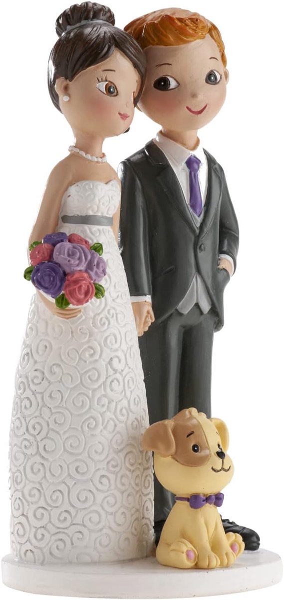 305104 - Decoratie voor bruidstaart figuur bruidstaart bruidegom en