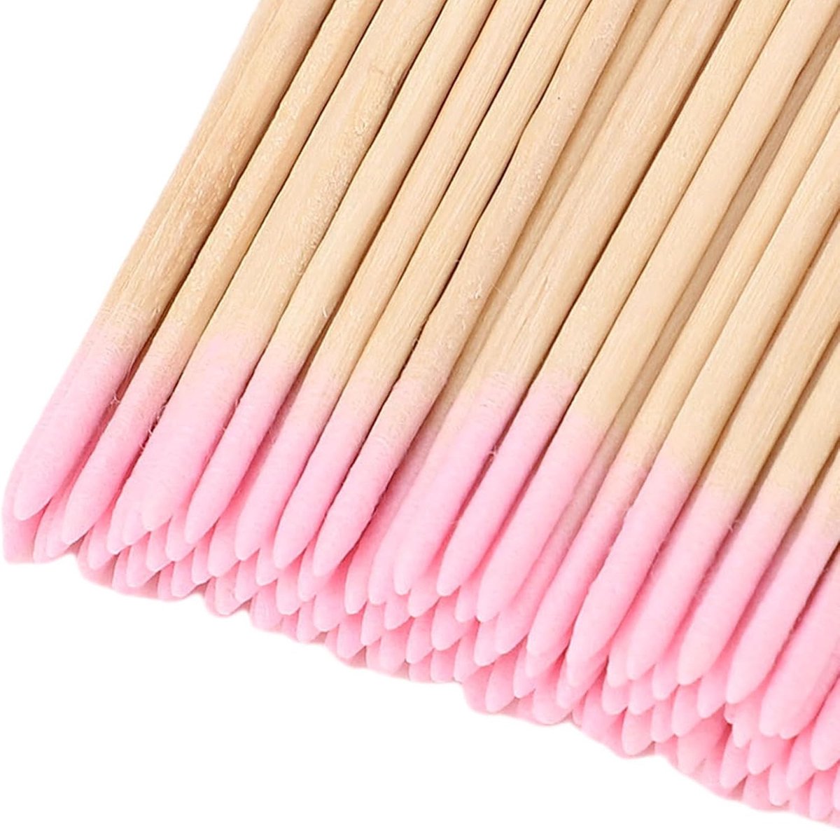 Dubbelpuntige Wattenstaafjes - Make-up Stukjes - Make-up Aanbrengen - Puntige Toepassing - 1000 stuks - Wit