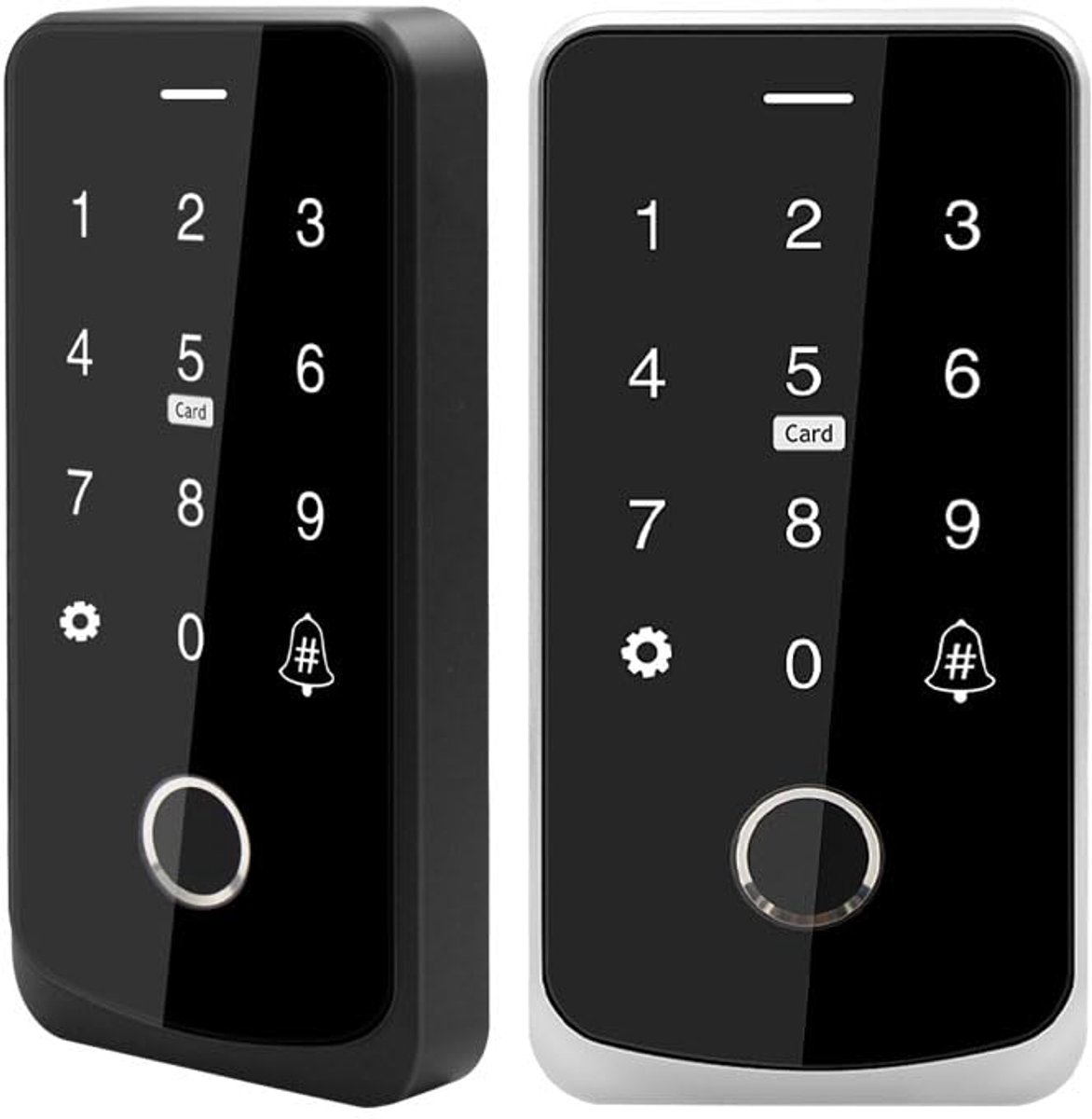 SnelShoppen - NFC Bluetooth Toegangscontrole Toetsenbord met Biometrische Vingerafdruk en Touchscreen - IP65 Waterdichte RFID IC M1 Toegangscontroller