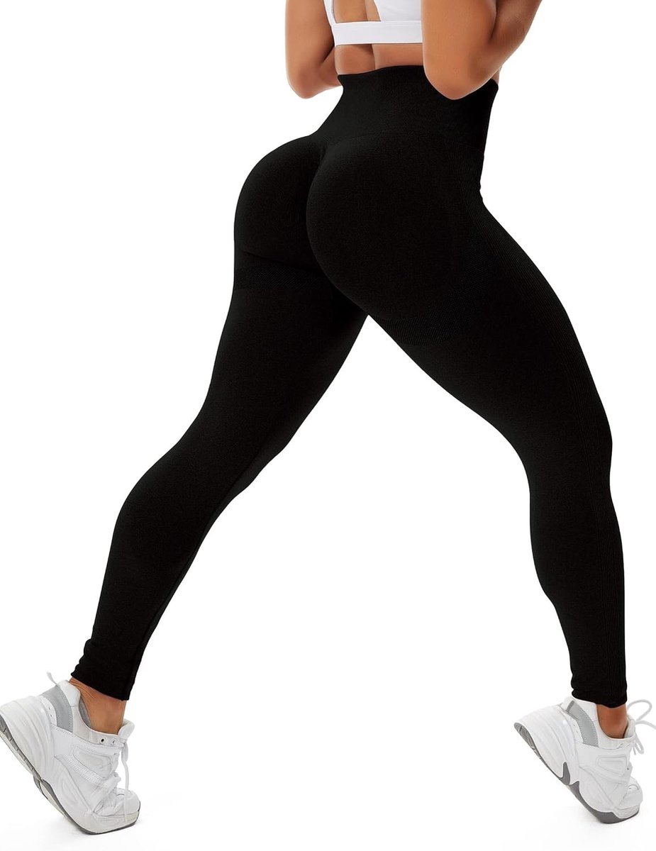 Dames Push-Up Sportleggings zonder Stiksels, Hoge Taille, Compressie, Perfect voor Yoga en Fitness