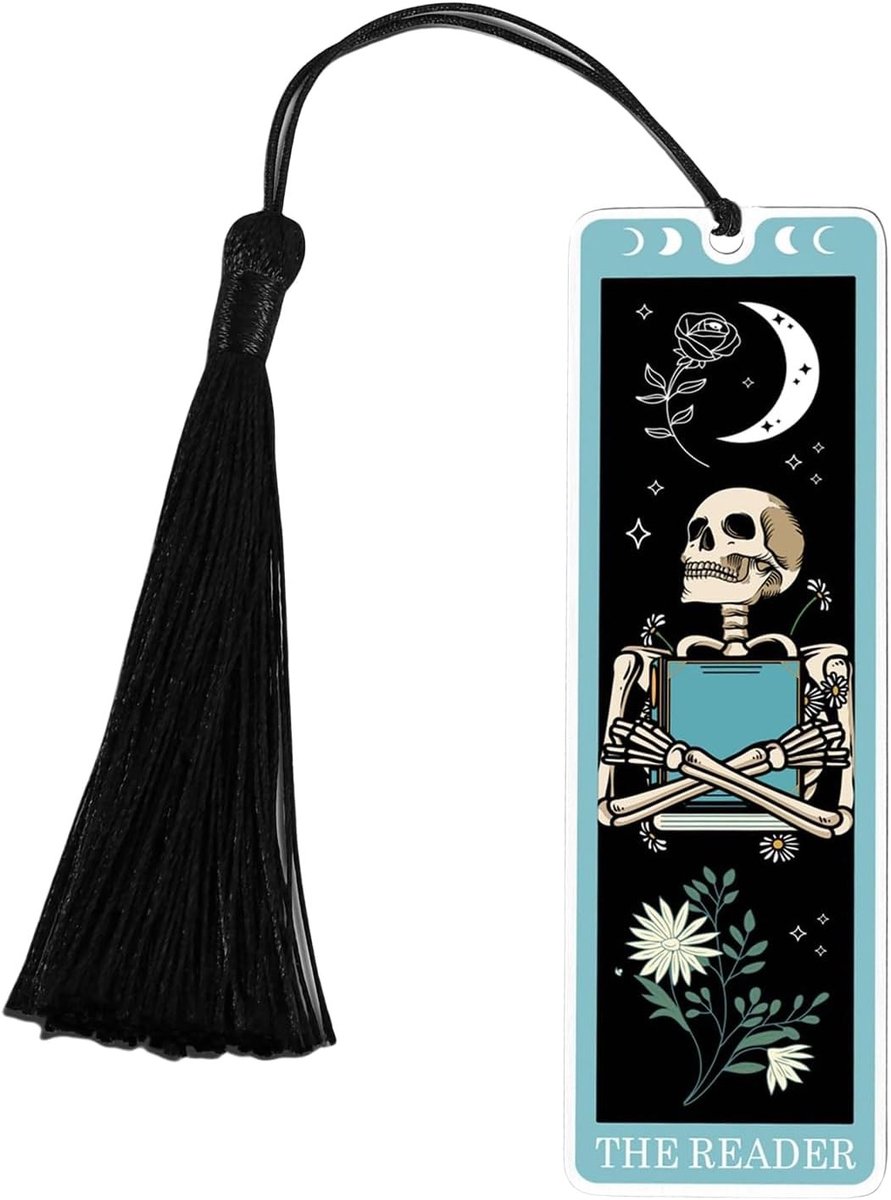 Boekenliefhebbers Cadeaus voor Vrouwen, Grappige en Unieke Boekenleggers, Tarot en Skelet Ontwerpen voor Boekenthousiastelingen
