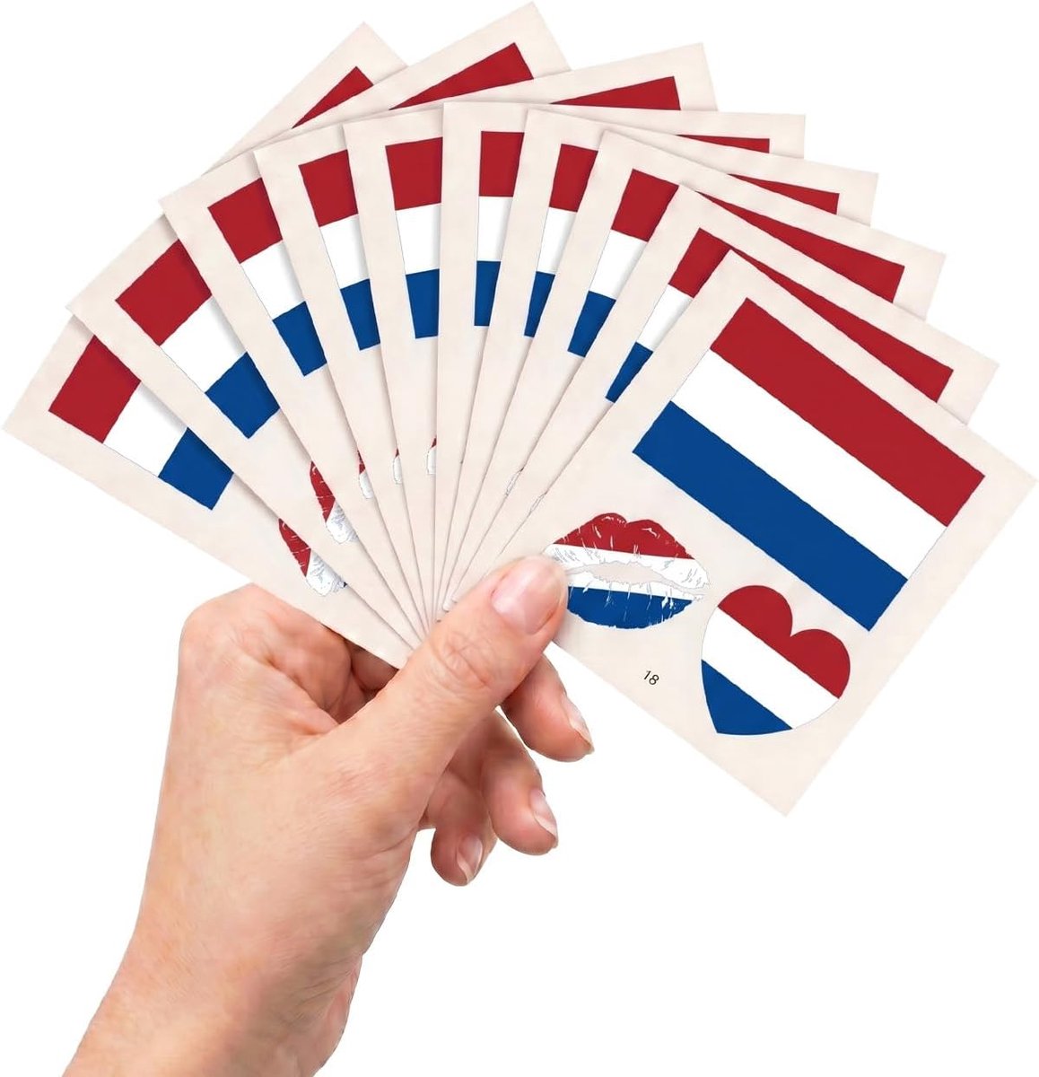 WK vlaggen tatoeages, 10 vellen, tijdelijke voetbalfanstickers voor gezicht en lichaam, waterdicht en afneembaar, fanartikel voor dames en heren