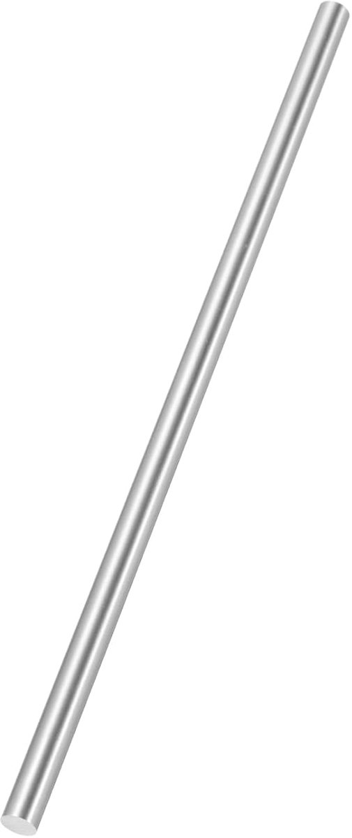 200 mm lang rond staal, 6,5 mm diameter, HSS stalen stangen, massief metalen staafstaal, ronde metalen stang voor het knutselen, huis, tuin, modelbouw, machinebouw, industriële werkplaats