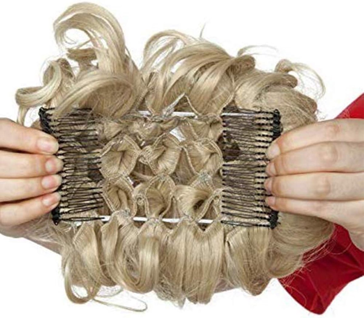 Haarextensies haarstuk knot haarverlenging haar elastiek