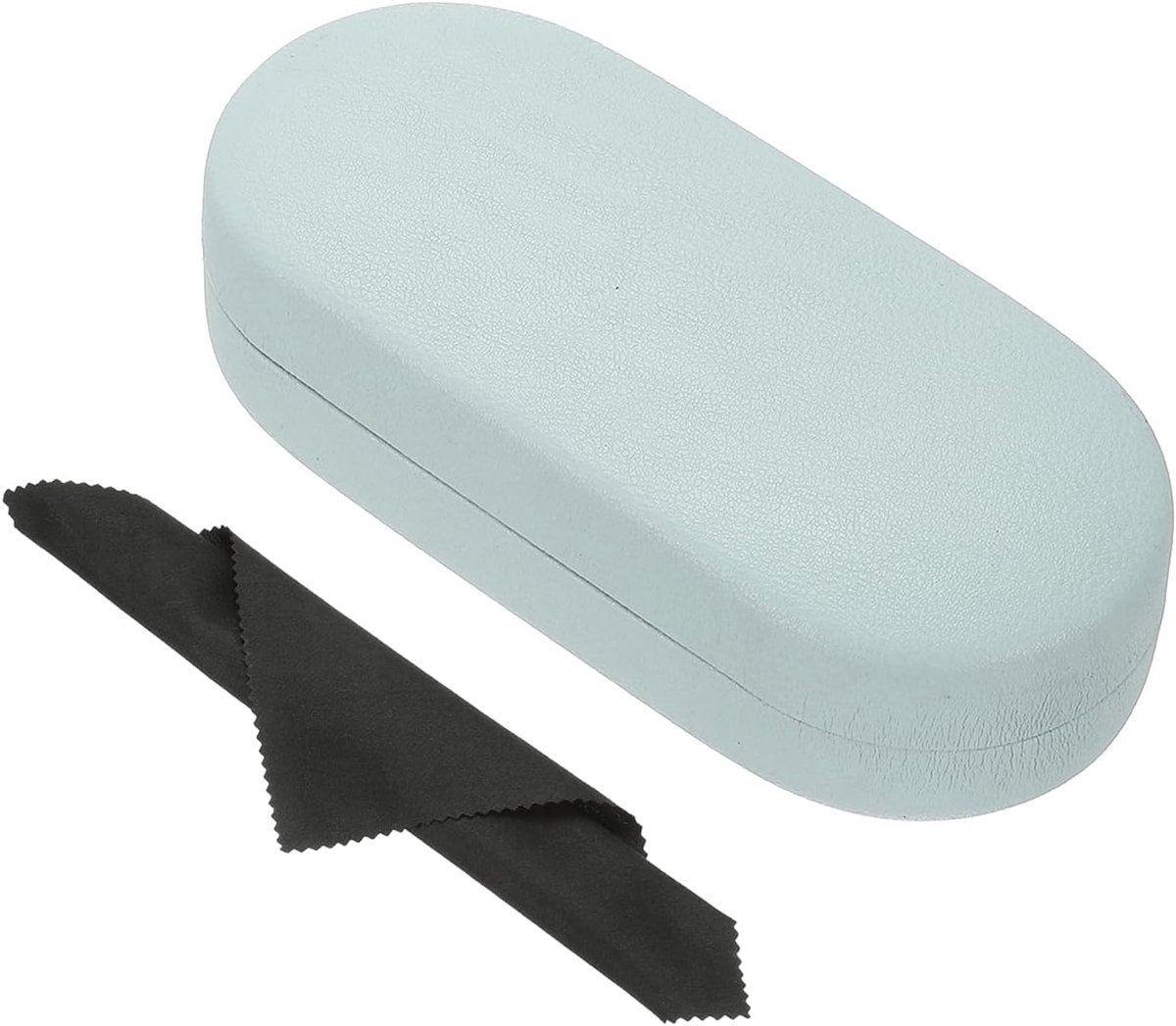 Hard Shell Brillen Case, PU Lederen Grote Glazen Case Litchi Grain Beschermende Zonnebril Organizer voor Vrouwen Mannen