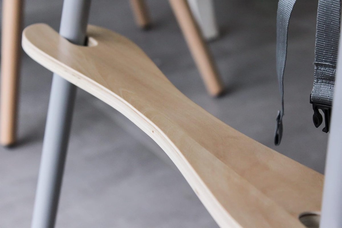 SnelShoppen - Hoogteverstelbare Voetsteun voor IKEA ANTILOP Kinderstoel, Snelle Montage, Kindveilig Linde Hout, Ideaal voor Kinderen, Thuis en Buiten – foto 2