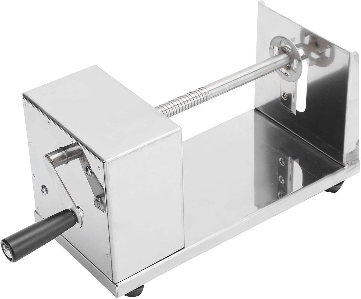 Aardappel Spiraal Snijder, Handmatige Rvs Machine Keuken Accessoires Koken Gereedschap Cutter Groente Twister Chips Fruit Multifunctionele Zilver
