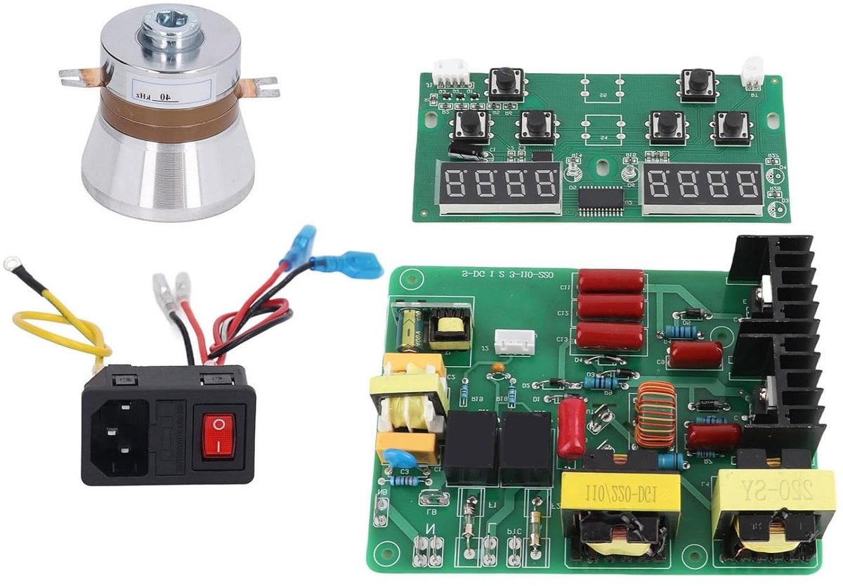 Ultrasone Reiniger Printplaat - Vervangingsprintplaat Reiniger Onderdeel - Reparatie Onderhoud - 40KHz Frequentie - 220V 60W - Niet gespecificeerd