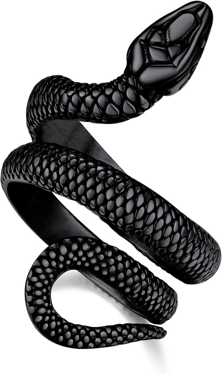 Ringen voor vrouwen mannen klimmen dieren ringen zilver/goud/zwart retro slang mode ringen voor tieners cadeau voor verjaardag