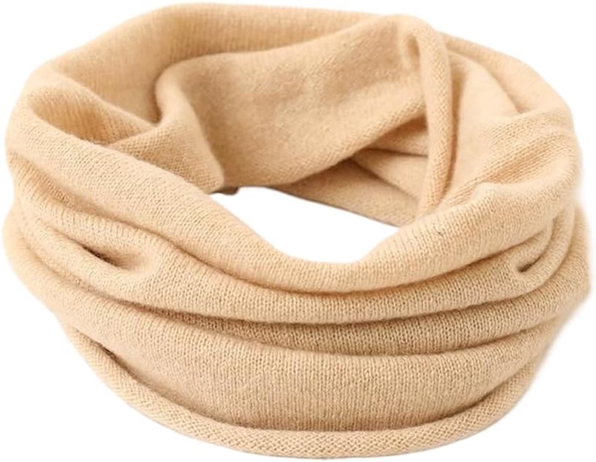 colsjaal voor dames en heren, warme kasjmier, ronde sjaal, ronde halsdoek, wintersjaal
