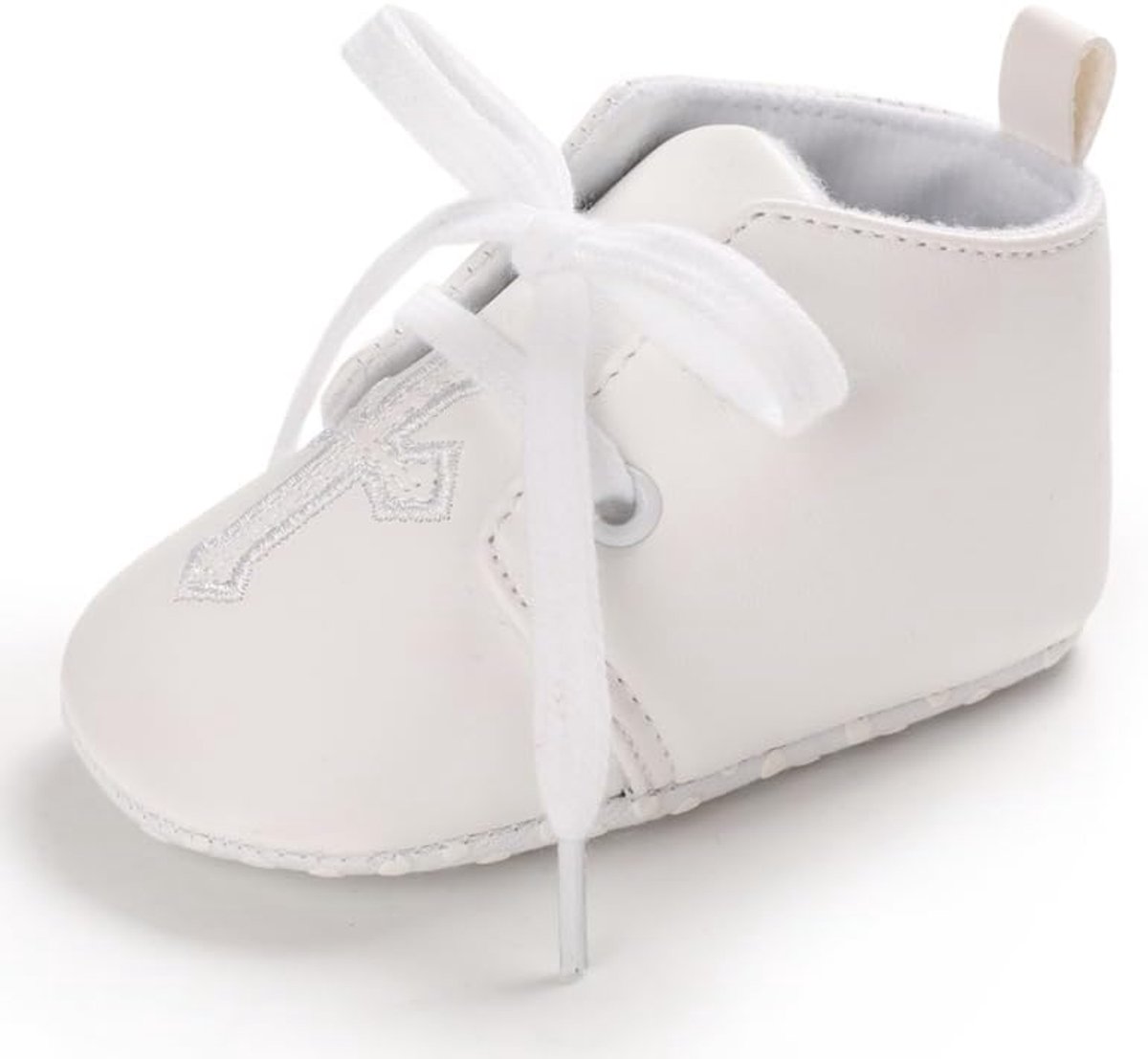 Babypantoffels van zacht katoen met flexibele zool, huispantoffels, dooplaarzen voor 0-18 maanden, ademende schoenen voor jongens en meisjes