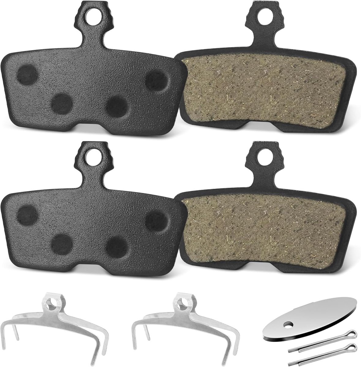 schijfremmen voor SRAM DB8, 2 paar, geschikt voor SRAM Code R, Guide RE, G2 RE, fietsremblokken met instelplaat, eenvoudige montage, robuust, duurzaam, voor MTB