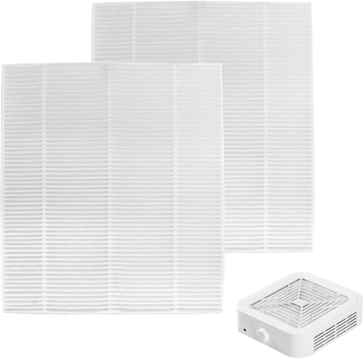 Nagelstofzuiger Vervangfilter, 2 stuks Speciaal ontwikkeld voor CGBE, gelijke kwaliteit als het origineel, Eenvoudig te reinigen, professionele filterprestaties, ideaal voor nagelstudio's.