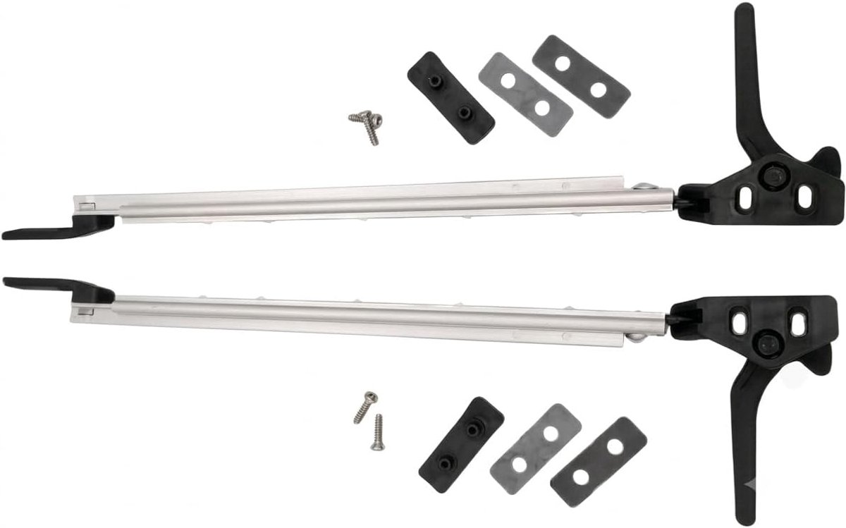 Camper Raamarmen Set 23 cm - Aluminium - Voor Motorhomes en Caravans - Betrouwbare ondersteuning - SnelShoppen