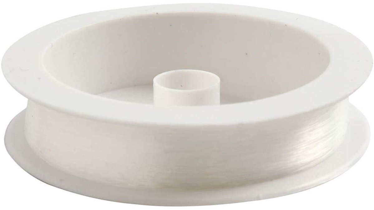 SnelShoppen - Vislijn 0.25 mm - 100 m Transparante Nylon Draad - Duurzaam en Sterk voor Vissen, Kamperen, Tuin en Outdoor Activiteiten