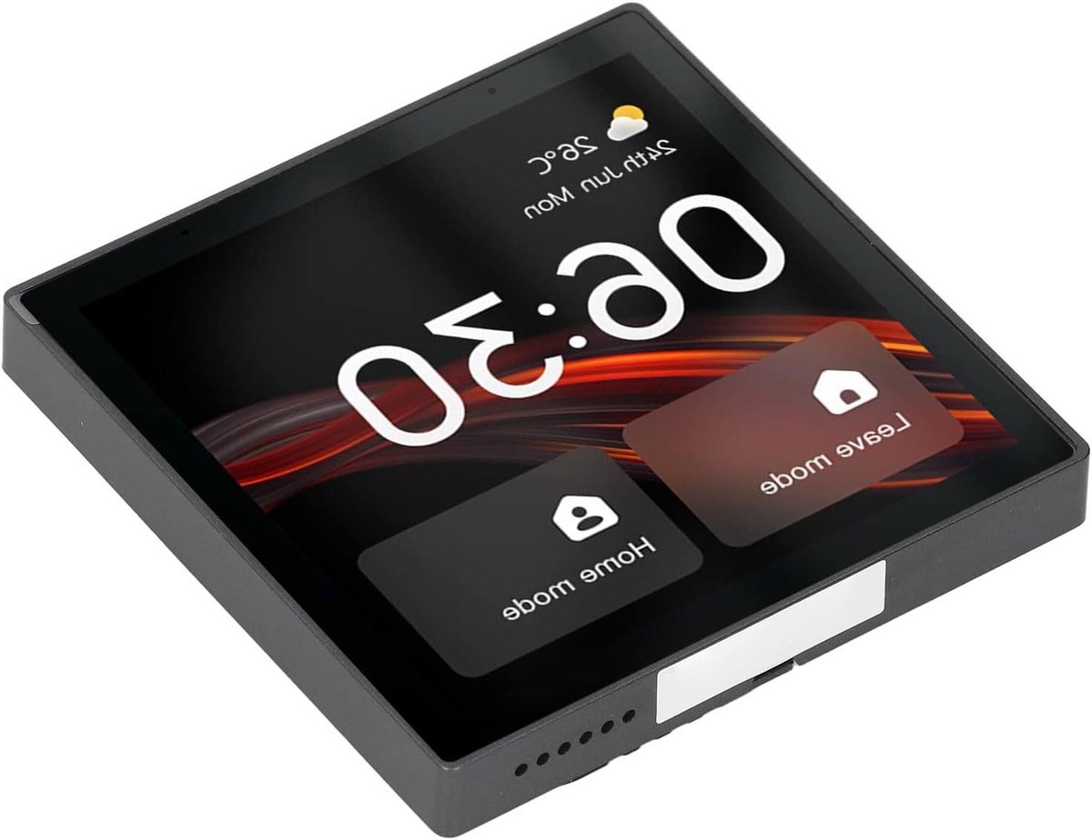 Smart Home Bedieningspaneel - Touchscreen Schakelaar - Thuisautomatisering - Spraakgestuurde Bediening - 4 Inch Display - Wit