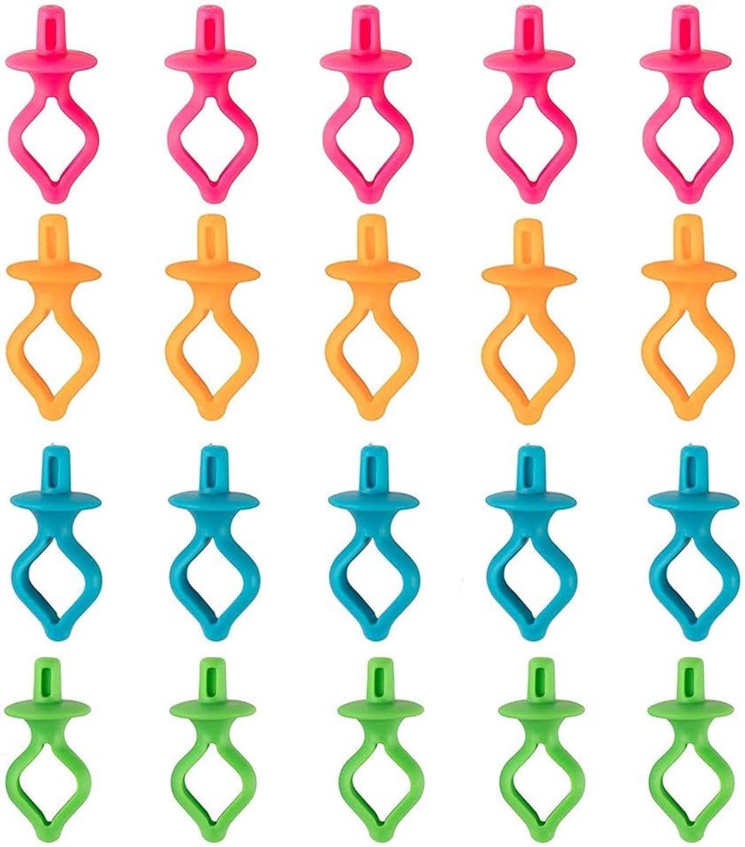 SnelShoppen - 20 Stuks Spoel Bevestigingsclip Onderdraad, Onderdraad Houder Clips Klemmen, Silicone Spoelhouder Klem Clips, Naaigereedschap Machine Ac
