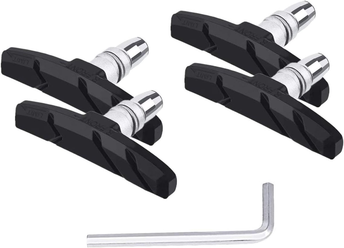 Fiets Remblokken 70mm - Duurzaam Rubber - Geen Geluid - Veilig Remmen - ShopVlot