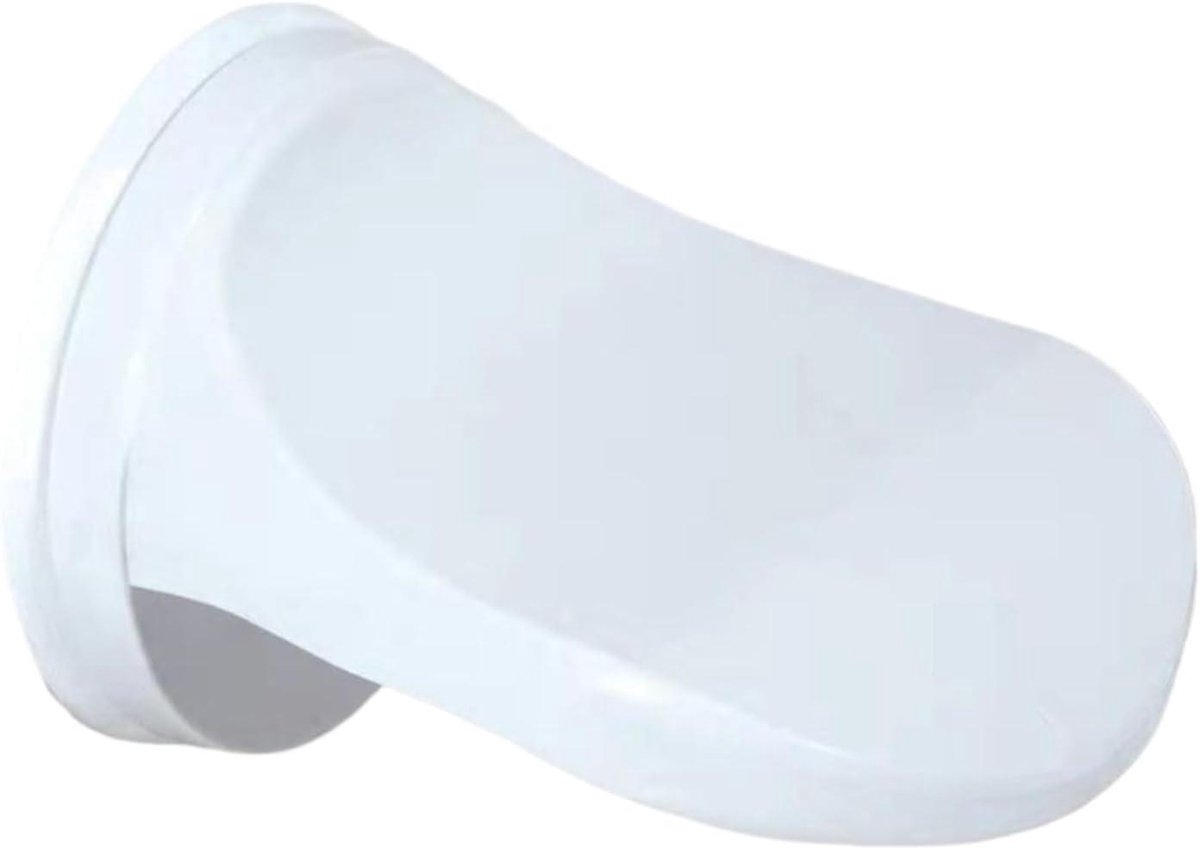 Douche Voetensteun - Badkamer Beensteun - Comfortabel Douchen - Met Zuignappen - 15.5 cm - Wit