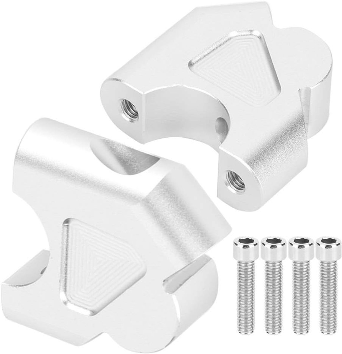 SnelShoppen - Motorfiets Stuurverhoging Handlebar Riser Clamp Bevestigingsadapter voor R1200GS R1250GS - Verhoogt 30mm en Verplaatst 25mm voor Comfort