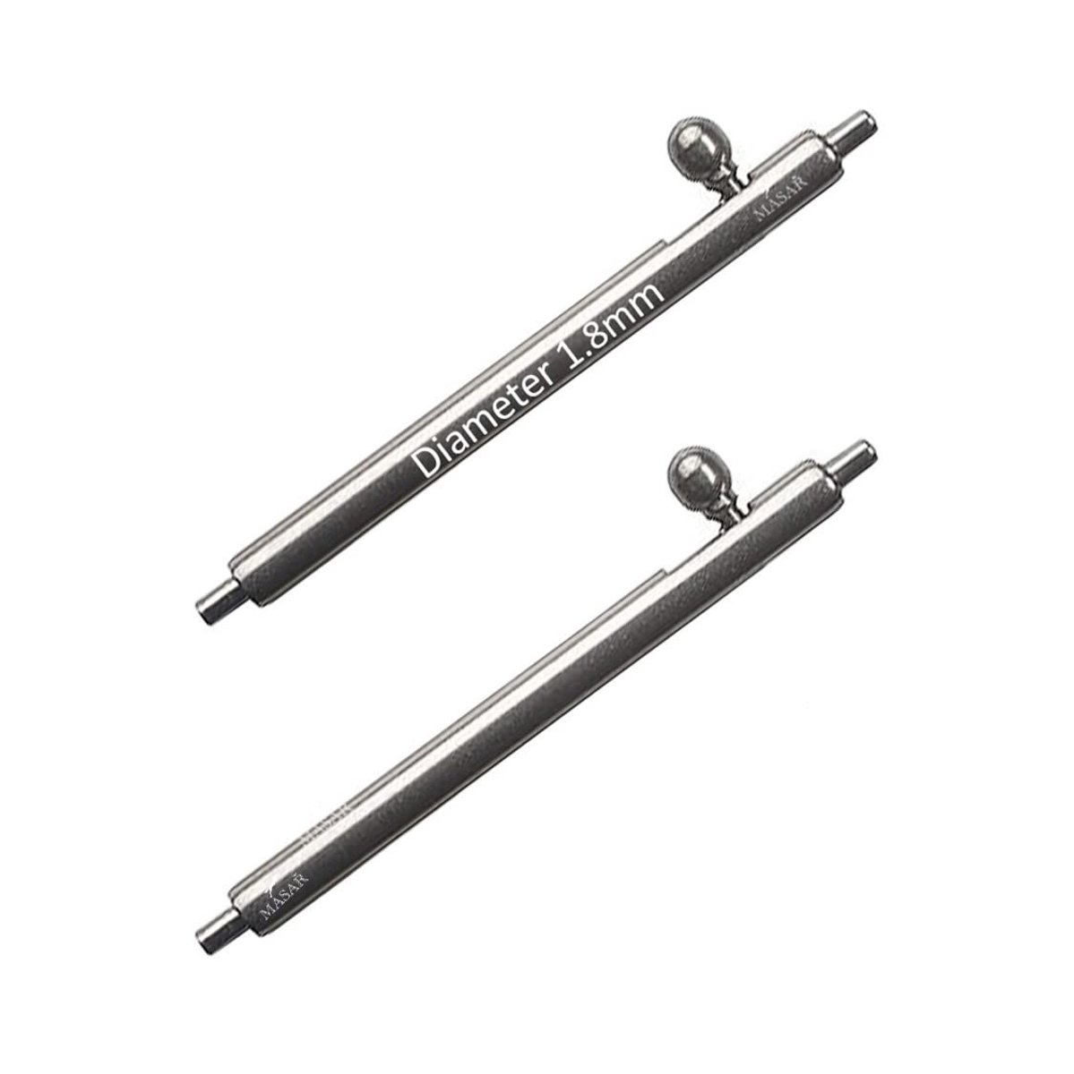 Omgoods - Premium 316L Snelle Bevestigingsstangen voor Horlogeband (12 tot 24mm Ø)