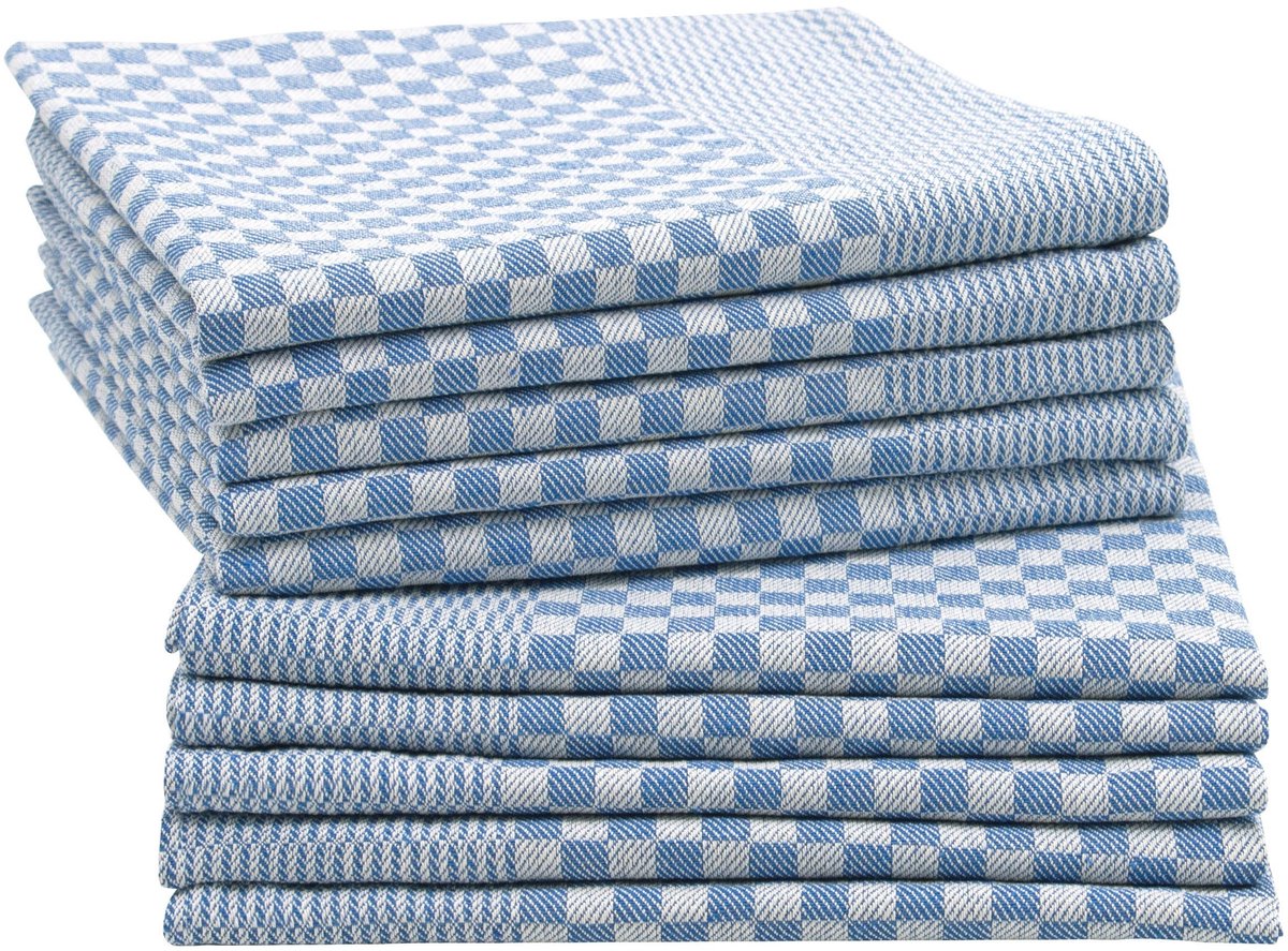 Omgoods - Set van 10 Katoenen Theedoeken