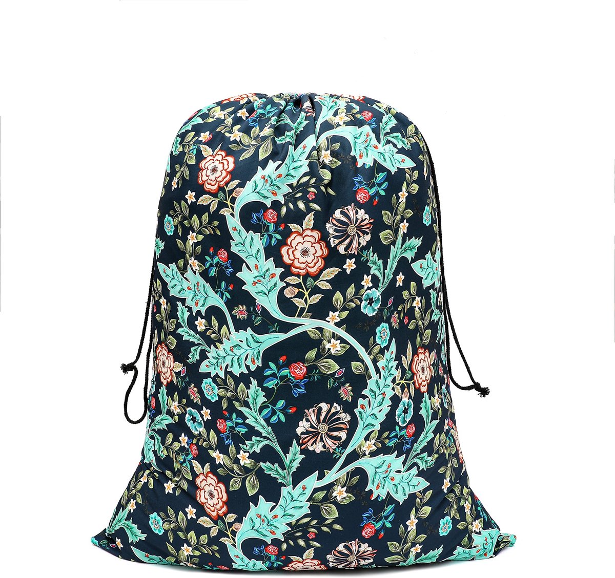 Omgoods - William Morris Vouwbare Wasmand - Designer Opbergzak met Trekkoord