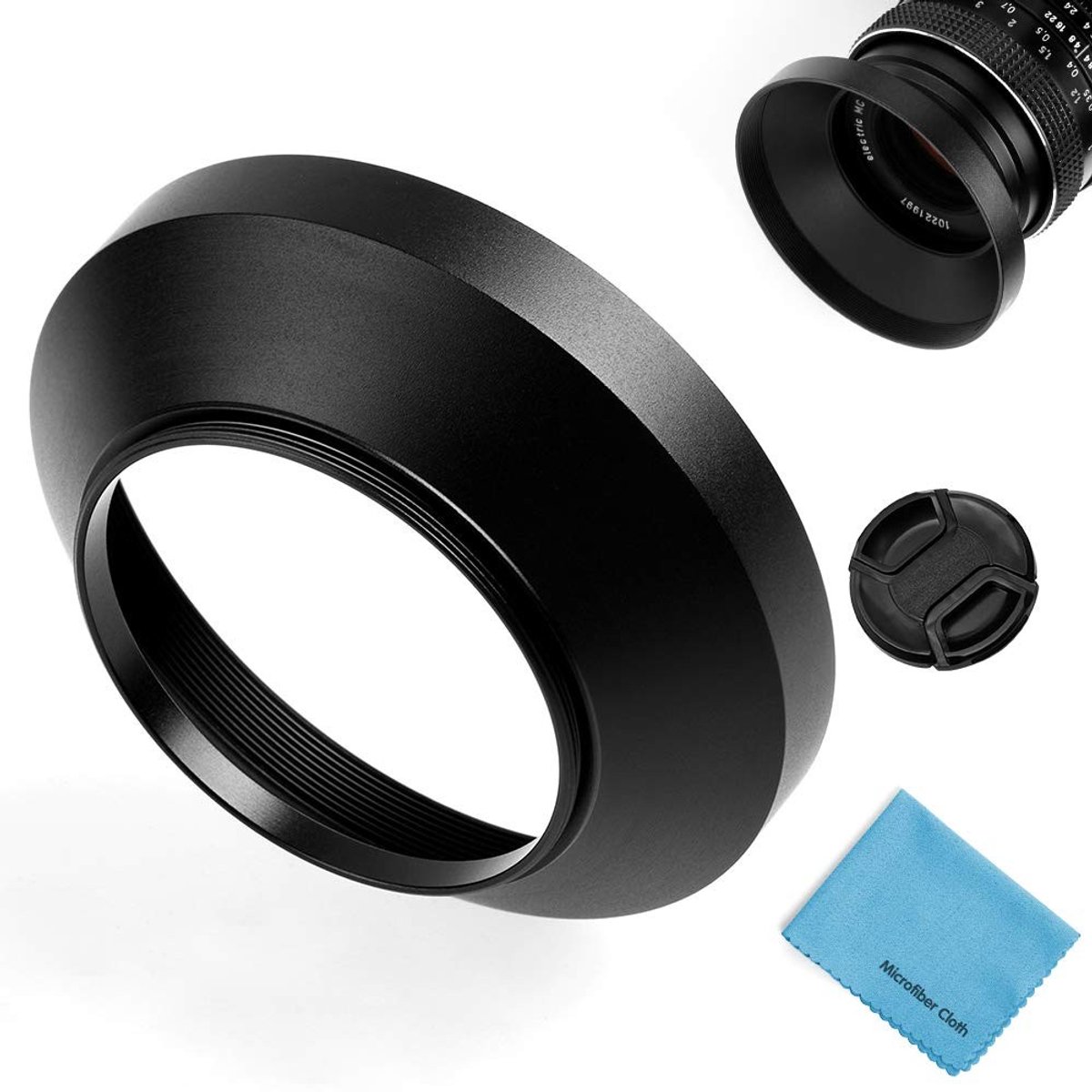 Omgoods - Universele Metaal Lensdop met Centrale Drukknop voor Camera's