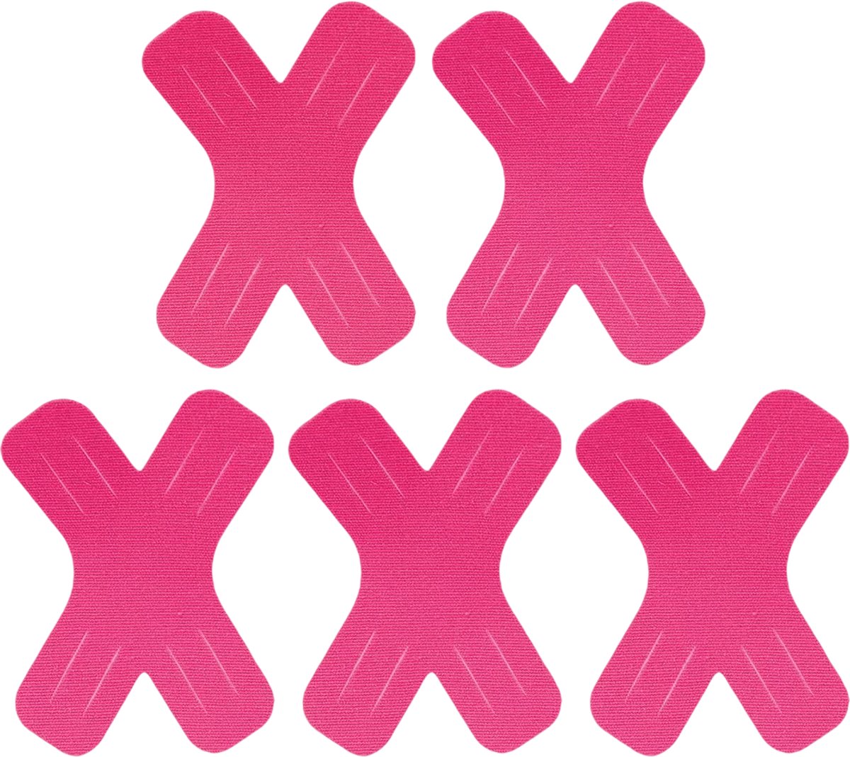 5 Stuks Kinesiologie Tape voor Sport – Fysiotape Waterdicht voor Knie, Schouder, Rug, Enkel en Spierondersteuning - Roze