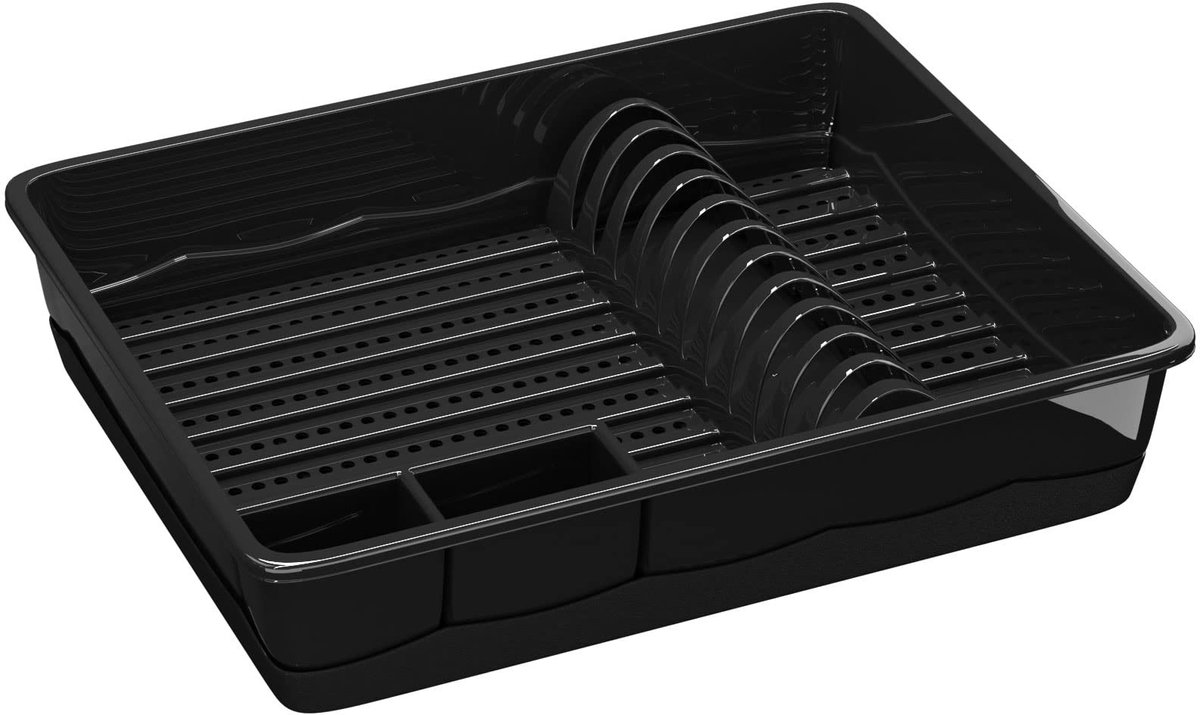 Omgoods - Plastic Droogrek, BPA Vrij met Grote Capaciteit en Modern Ontwerp