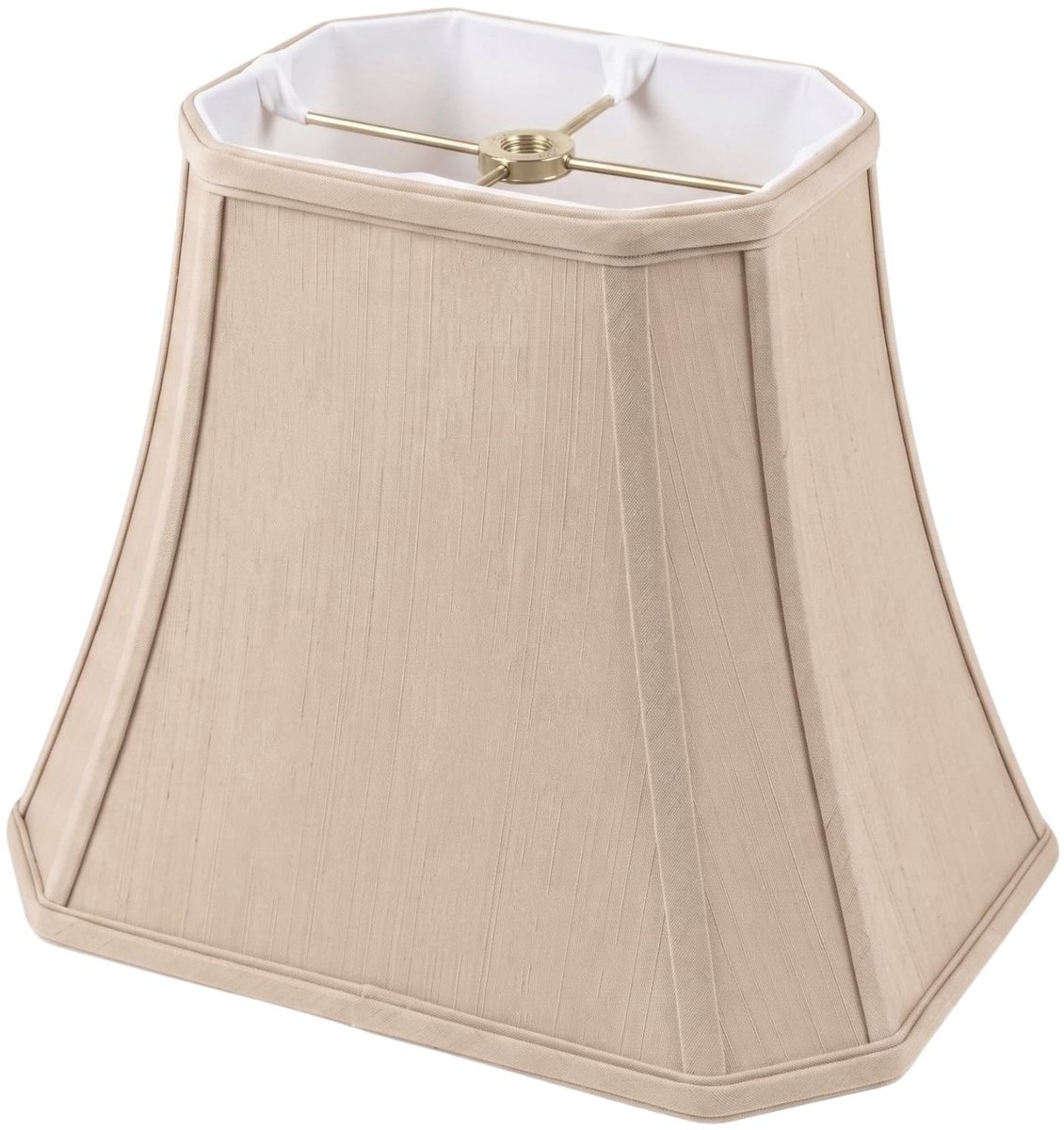 Omgoods - Rectangulaire Lampenkap in Beige voor een Tijdloze Uitstraling