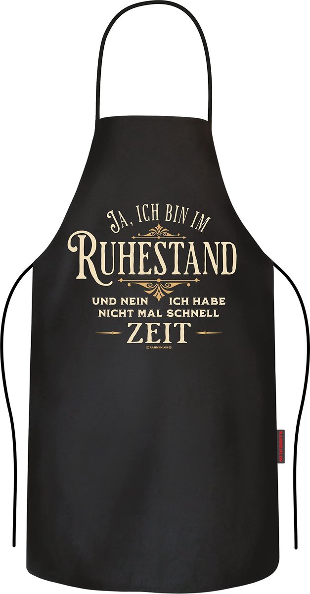 Omgoods - Grappig Barbecue Schort voor Gepensioneerden - Koken met Humor