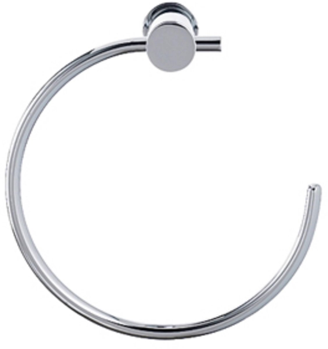 Omgoods - Handdoekring Chroom - Tijdloos Design - Wandmontage
