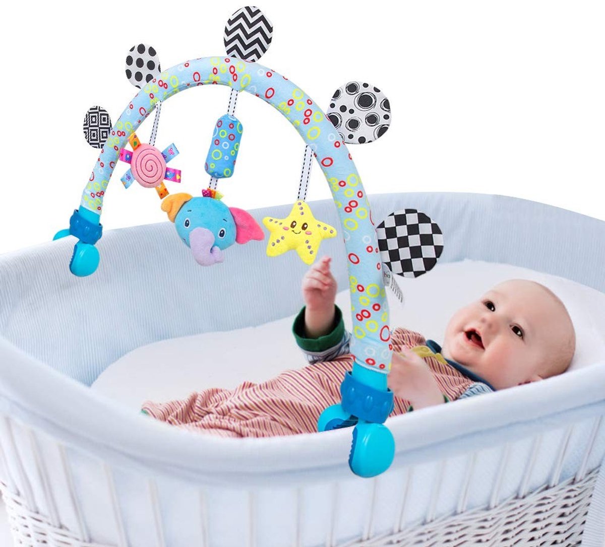 Omgoods - Activiteitenspeelgoed voor Baby's met Verstelbare Bevestiging