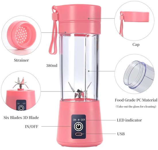 Omgoods - Draagbare Blender met USB Oplaadbare Fruit Mixer — afbeelding 5