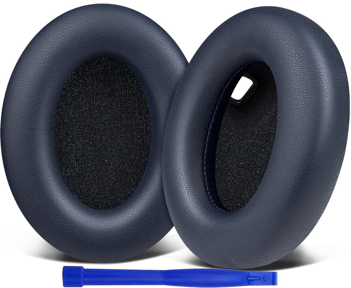 Omgoods - Vervangende Oorkussens voor Hoofdtelefoons - Zwart/Blauw