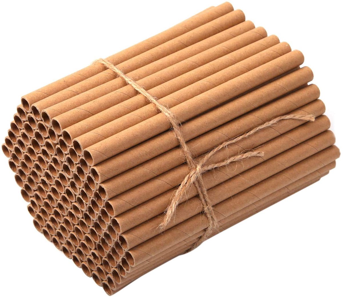 Omgoods - 200 Stuks Kartonnen Buizen voor Insectenhotel