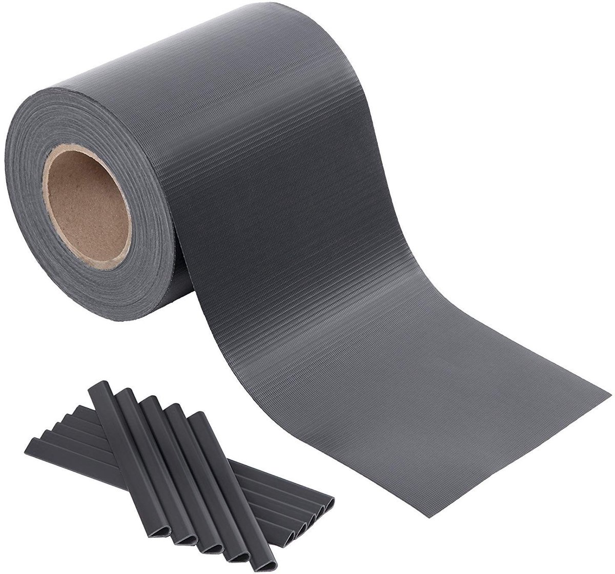 Omgoods - Privacy Strips voor Tuin en Balkon 100m PVC met Bevestigingsclips