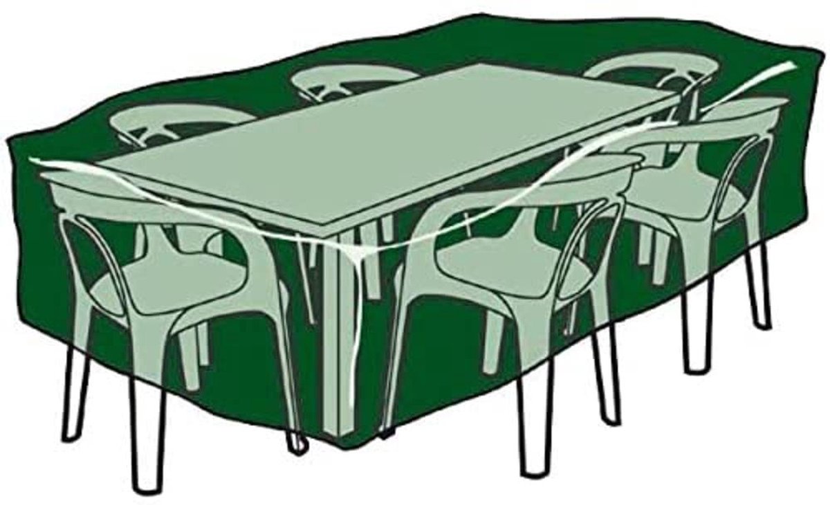 Omgoods - Rectangulaire Beschermhoes voor Tafel en Stoelen van Polyethyleen