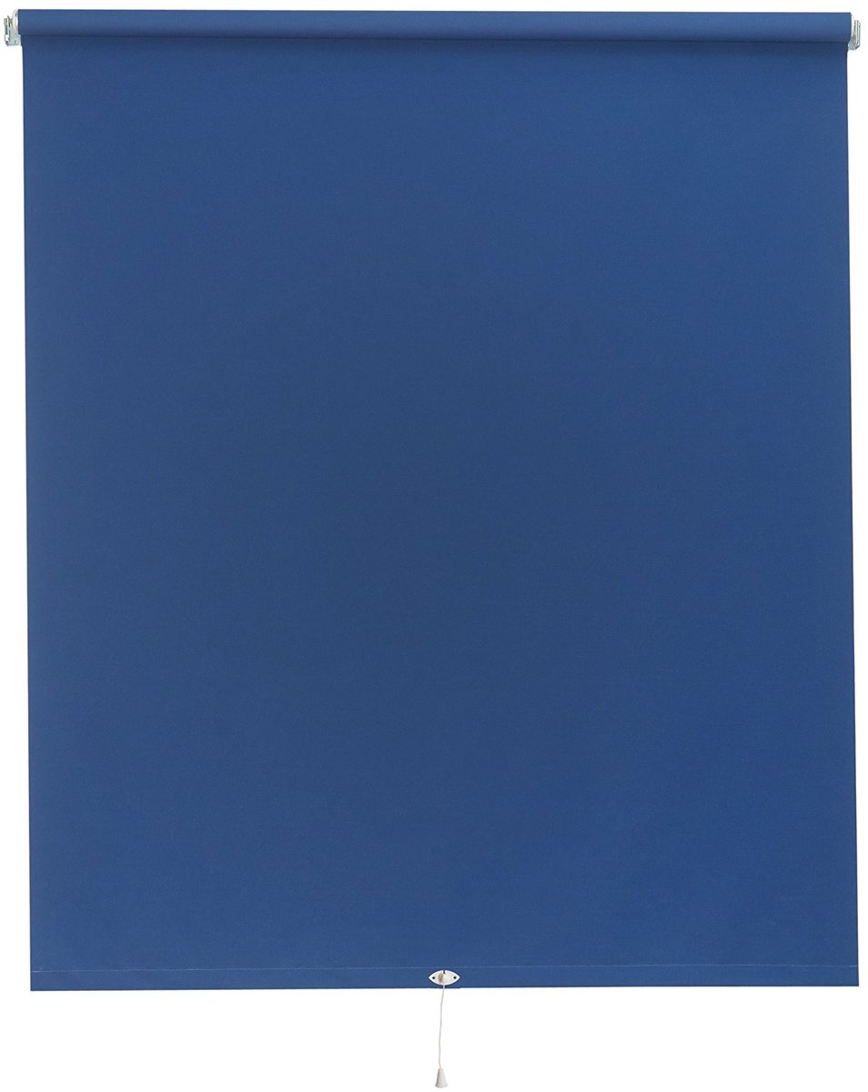 Omgoods - Translucente Rolgordijn van Stof in Jeansblauw, 102 x 180 cm