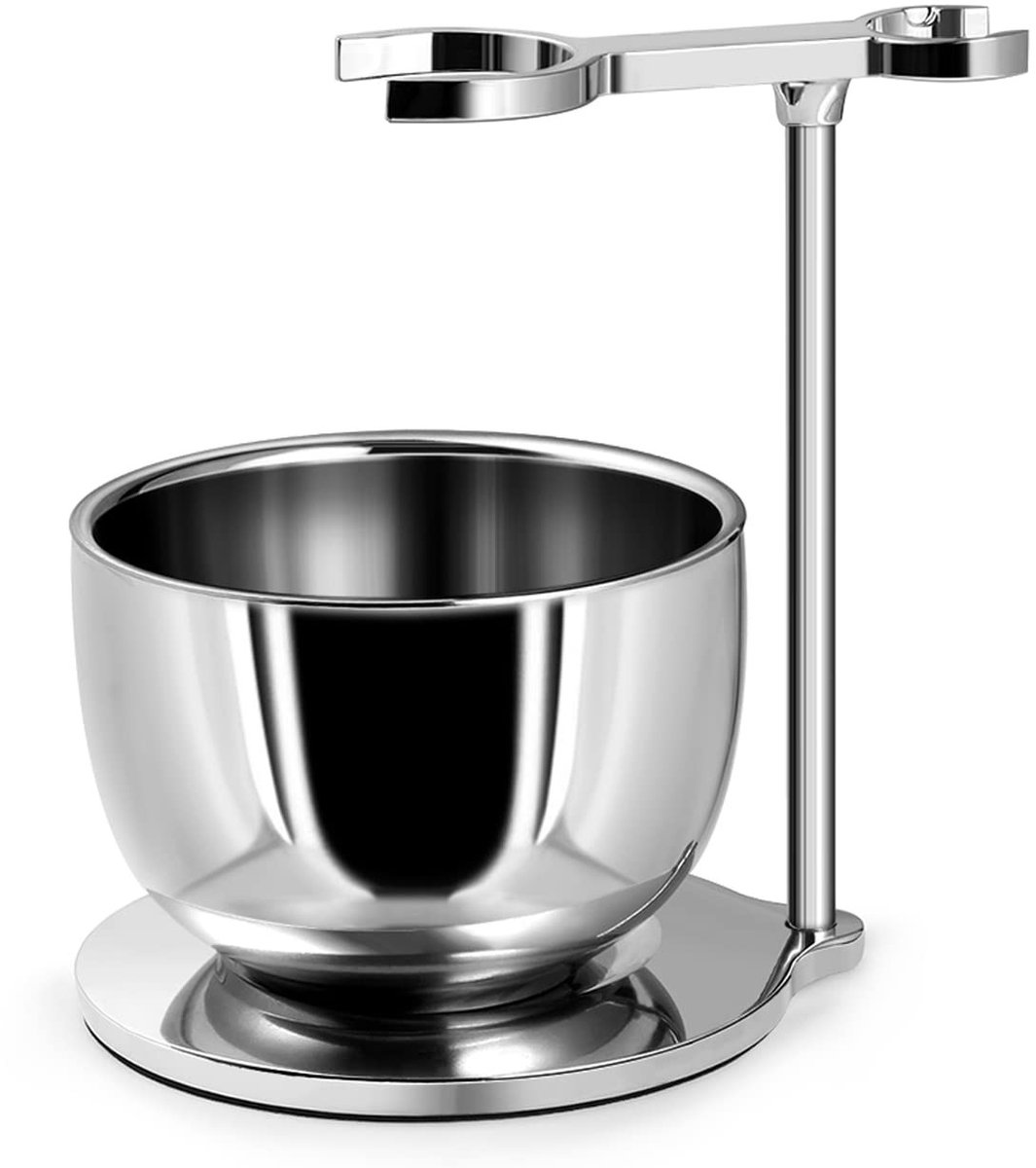 Omgoods - Luxe Scheerset met Chrome Geplateerde Houder